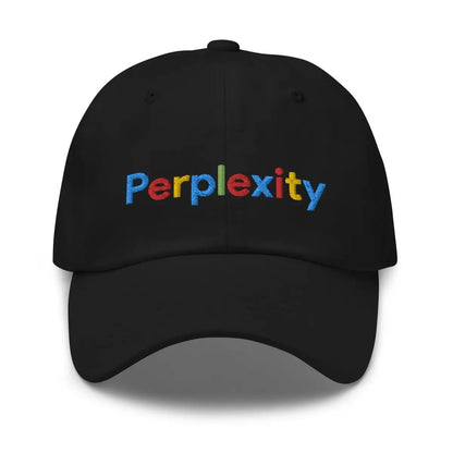 Perplexity Search Logo Cap - Black