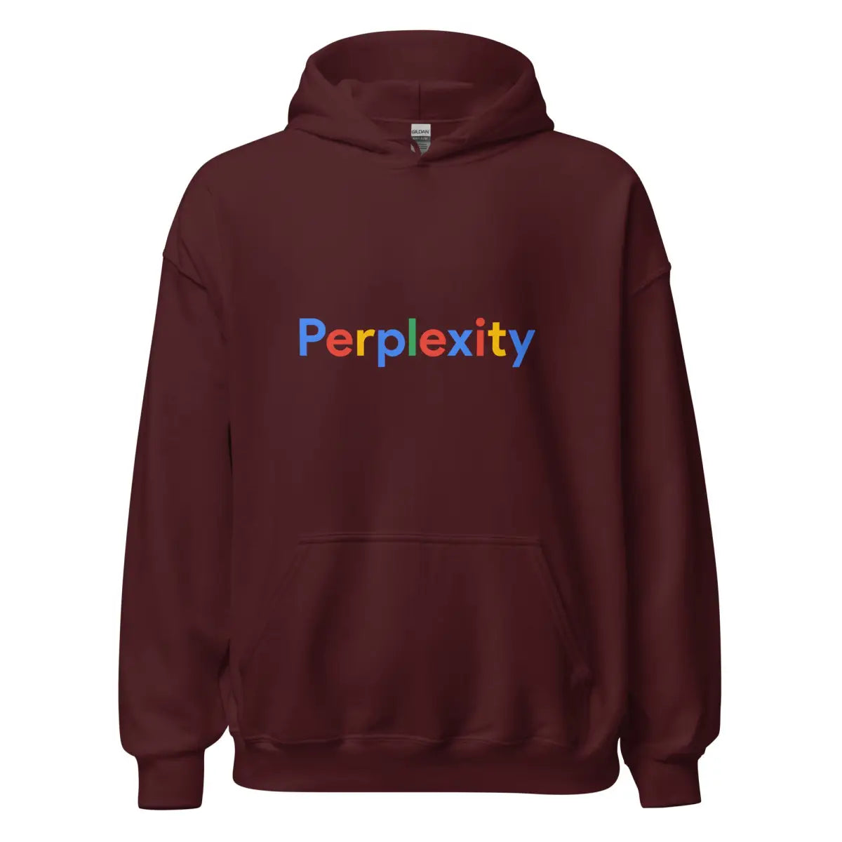 Perplexity Search Logo Hoodie (unisex) - Maroon / M