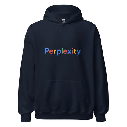 Perplexity Search Logo Hoodie (unisex) - Navy / M