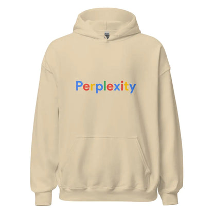 Perplexity Search Logo Hoodie (unisex) - Sand / M