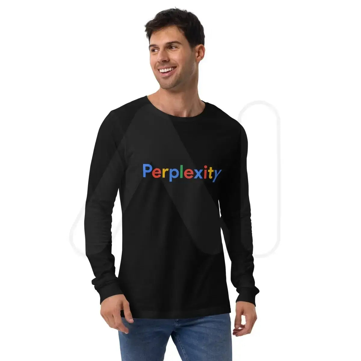 Perplexity Search Logo Long Sleeve T-Shirt (unisex)