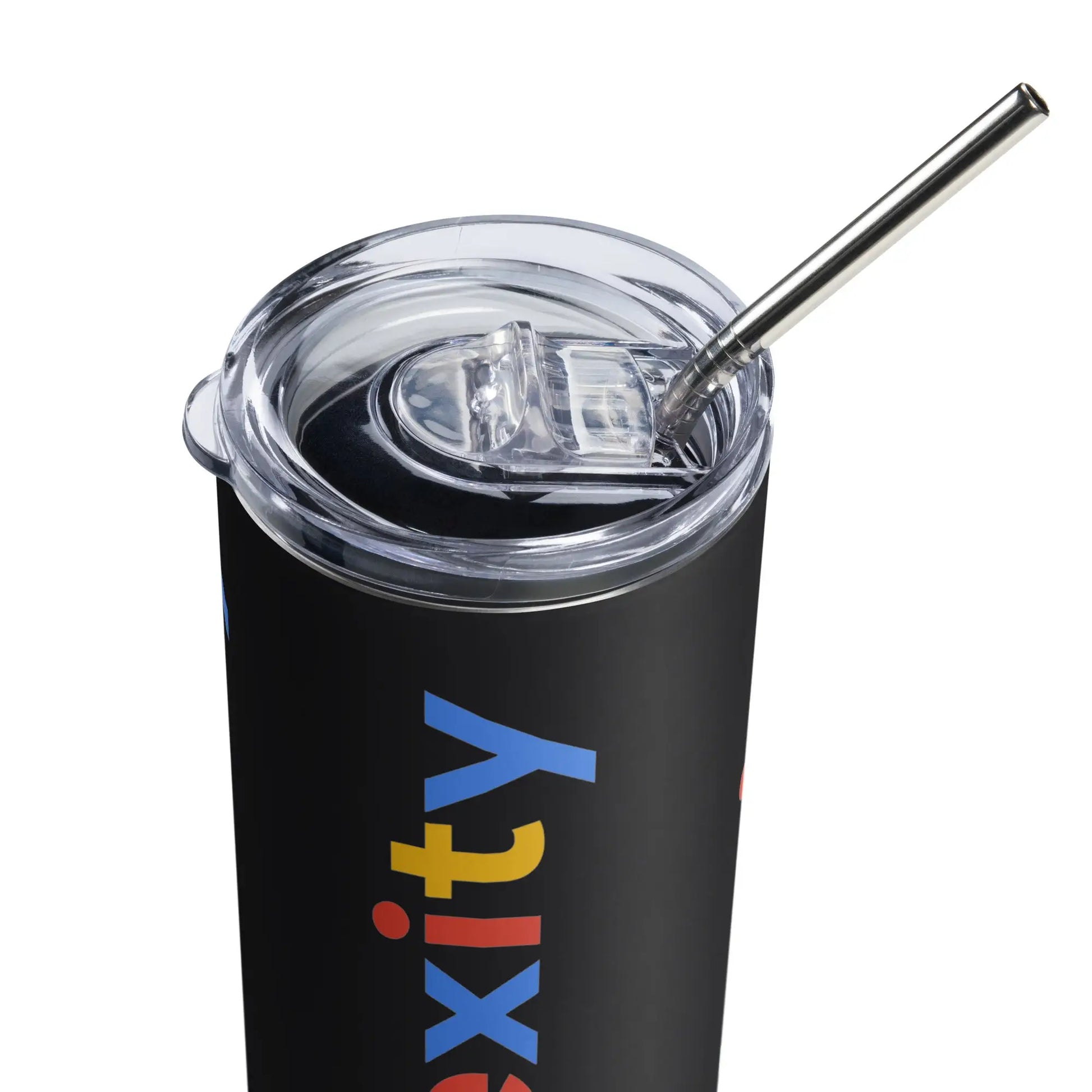 Perplexity Search Logo Stainless Steel Tumbler