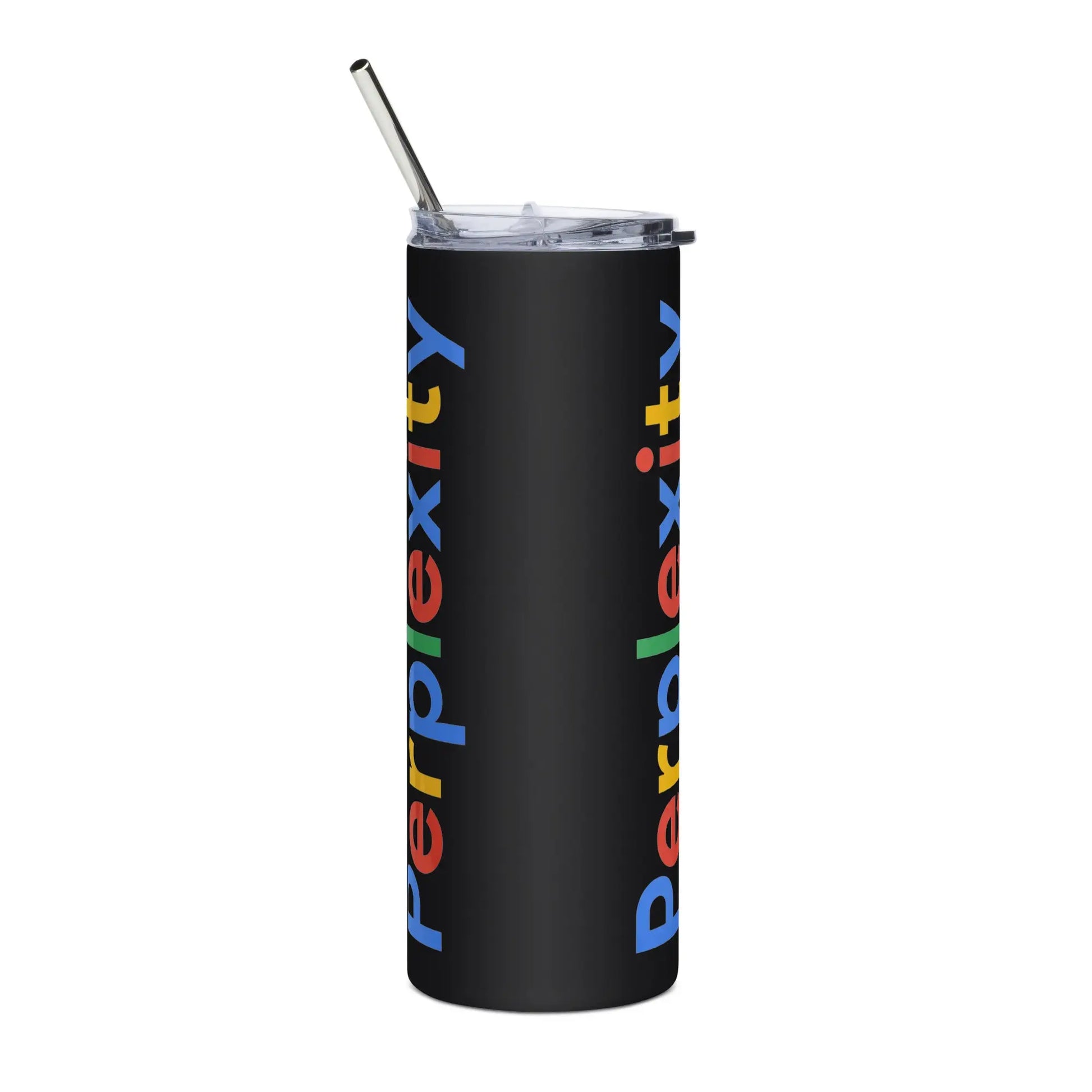 Perplexity Search Logo Stainless Steel Tumbler