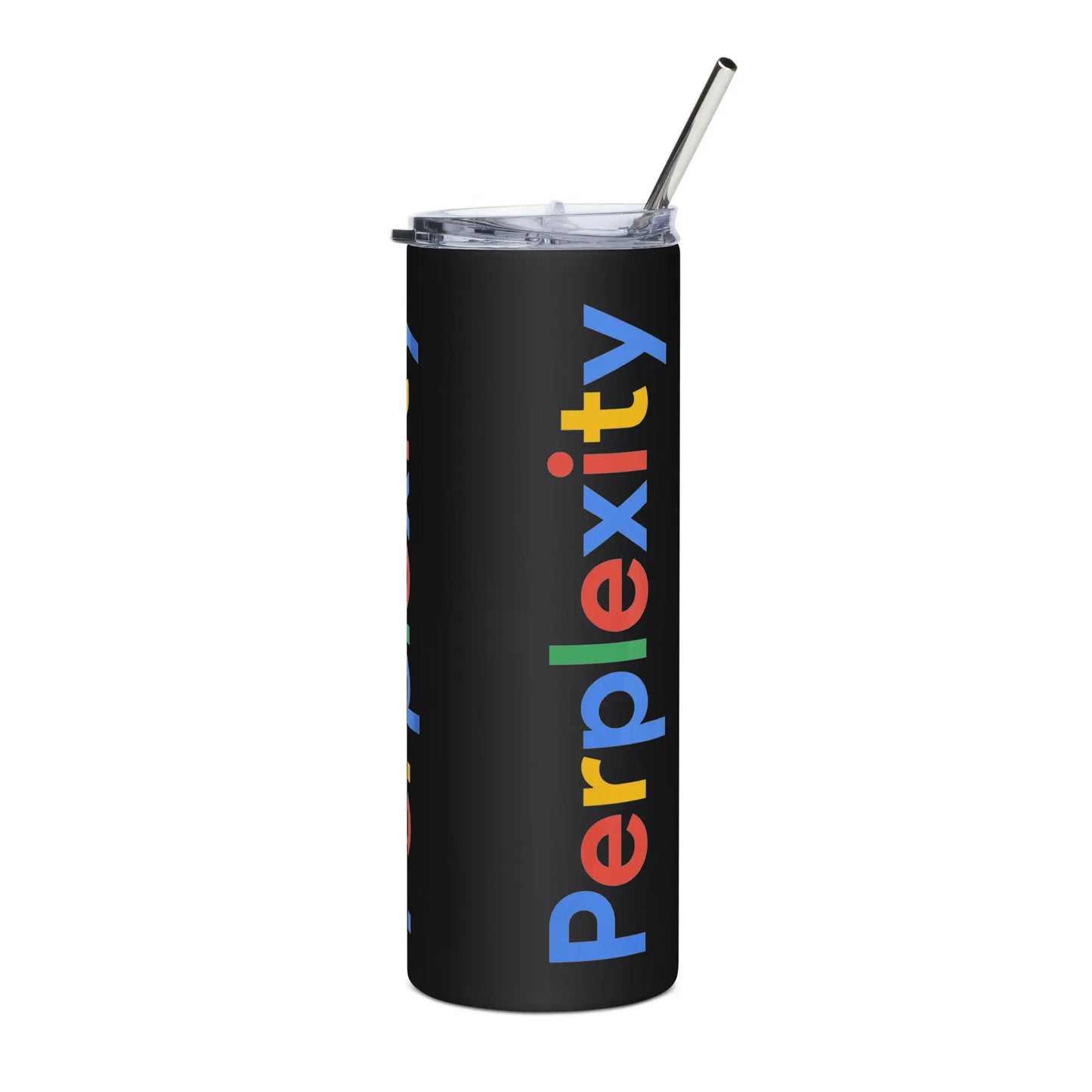 Perplexity Search Logo Stainless Steel Tumbler