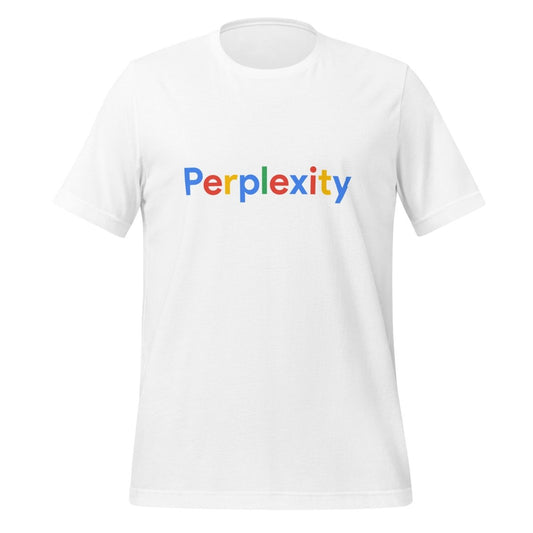 Perplexity Search Logo T - Shirt (unisex) - White - AI Store