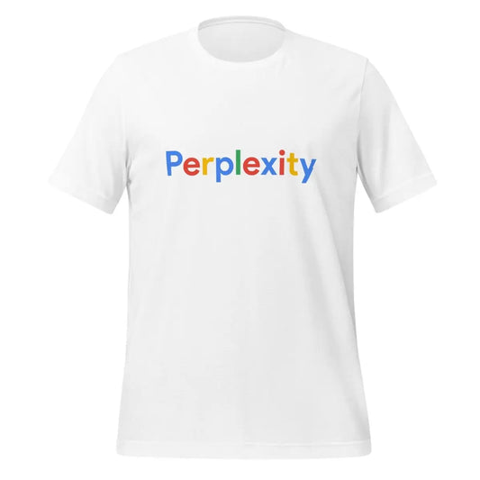 The Perplexity Search Logo T-shirt (unisex) White / m.