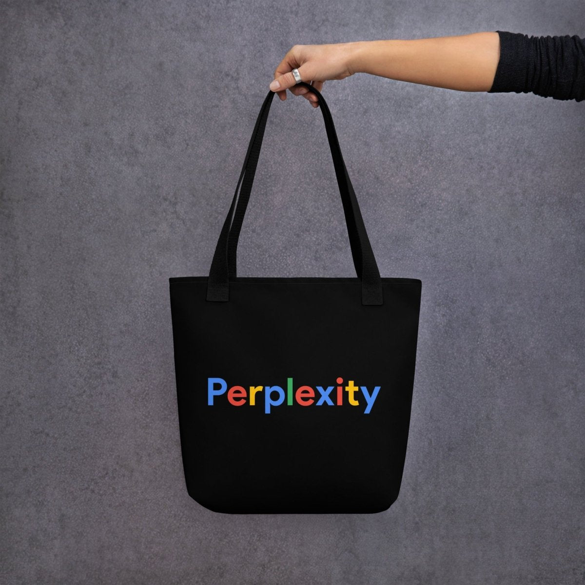 Perplexity Search Logo Tote Bag - AI Store