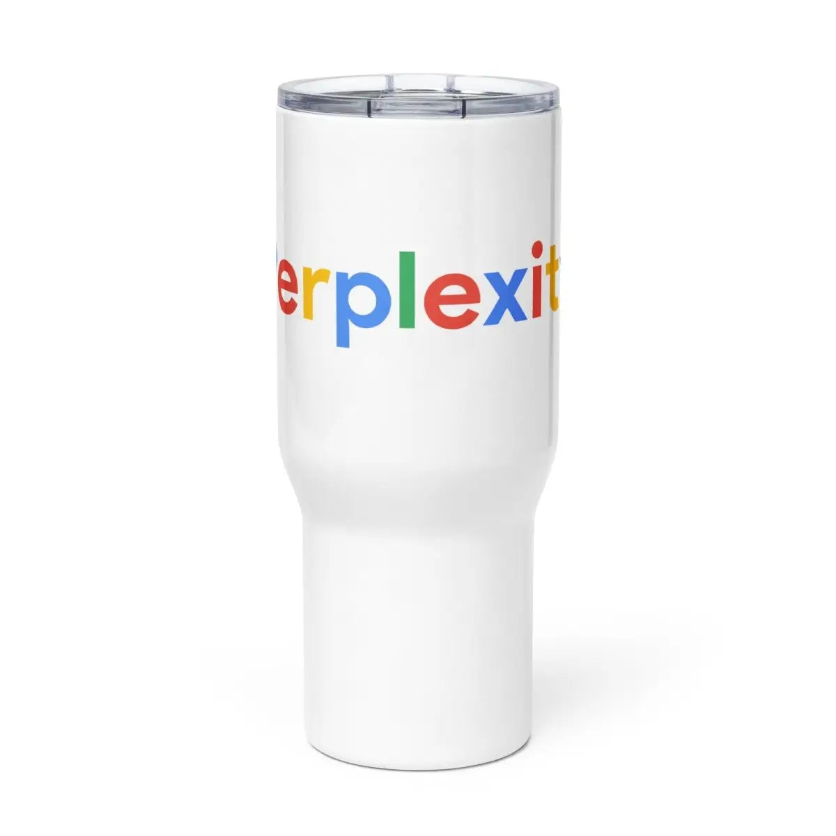 Perplexity Search Logo Travel Mug with Handle - 25 oz (739 ml)