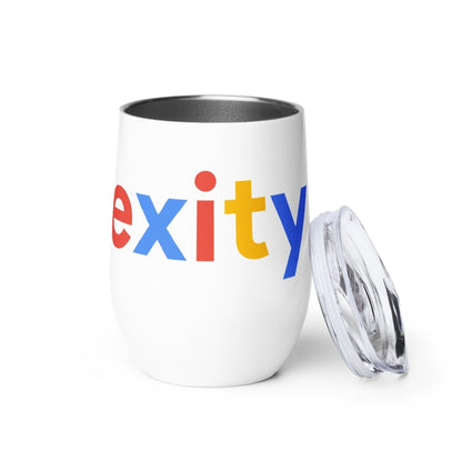 Perplexity Search Logo Wine Tumbler - AI Store