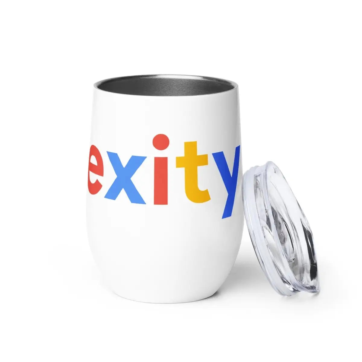 Perplexity Search Logo Wine Tumbler