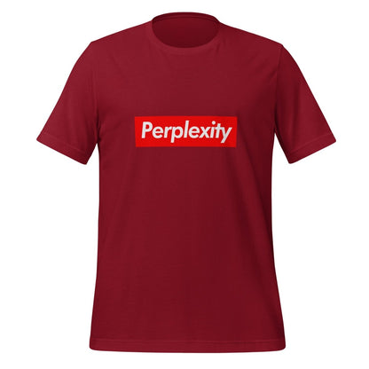 Perplexity Sign T-Shirt (unisex) - Cardinal - AI Store