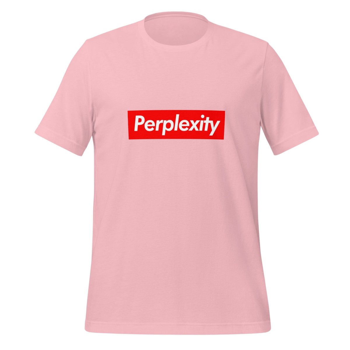 Perplexity Sign T-Shirt (unisex) - Pink - AI Store