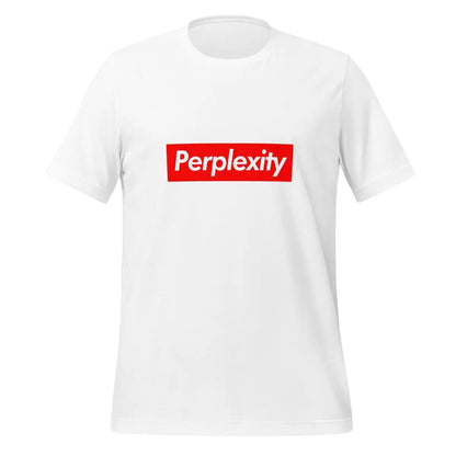 The Perplexity Sign T-shirt (unisex) White / m.