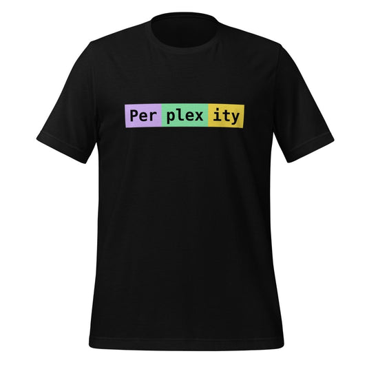 Perplexity Tokens T-Shirt (unisex) - Black - AI Store