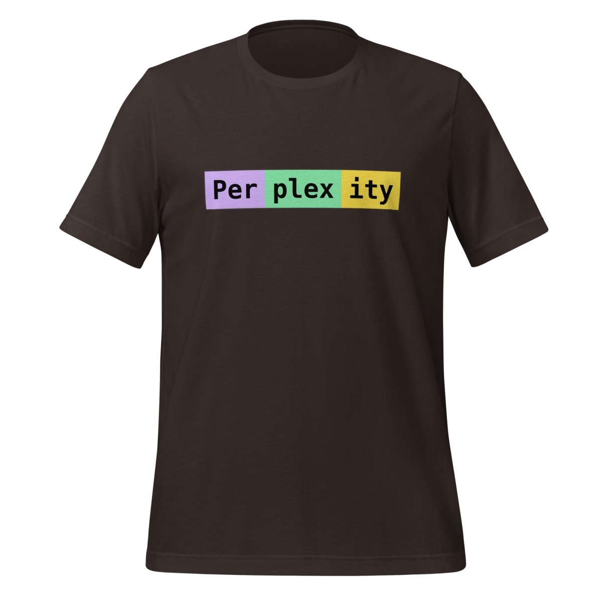 Perplexity Tokens T-Shirt (unisex) - Brown - AI Store