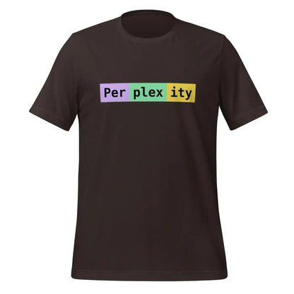 Perplexity Tokens T-Shirt (unisex) - Brown / M