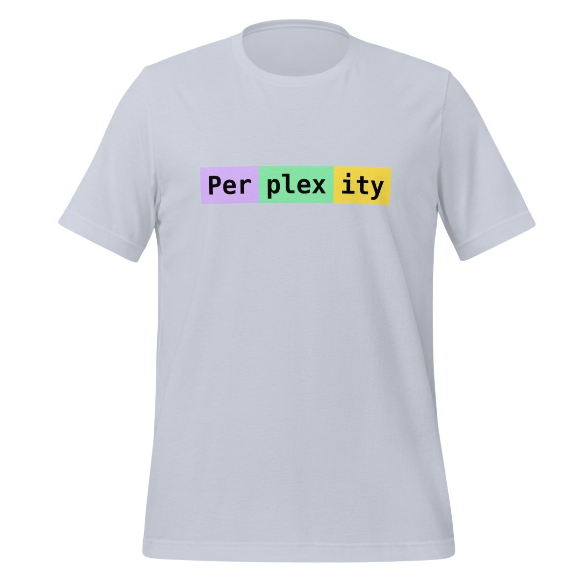 Perplexity Tokens T-Shirt (unisex) - Light Blue - AI Store