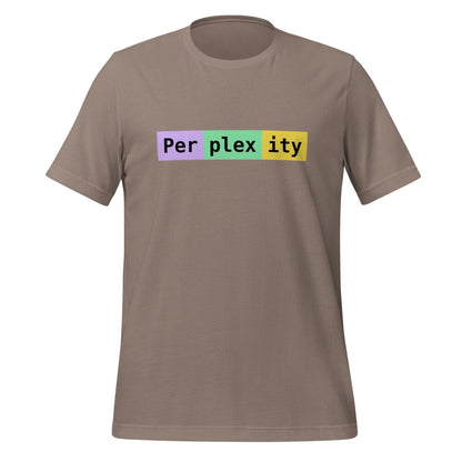 Perplexity Tokens T-Shirt (unisex) - Pebble - AI Store