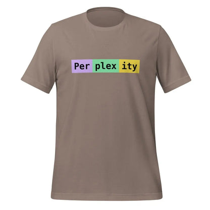 Perplexity Tokens T-Shirt (unisex) - Pebble / M