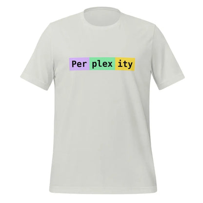 Perplexity Tokens T-Shirt (unisex) - Silver / M