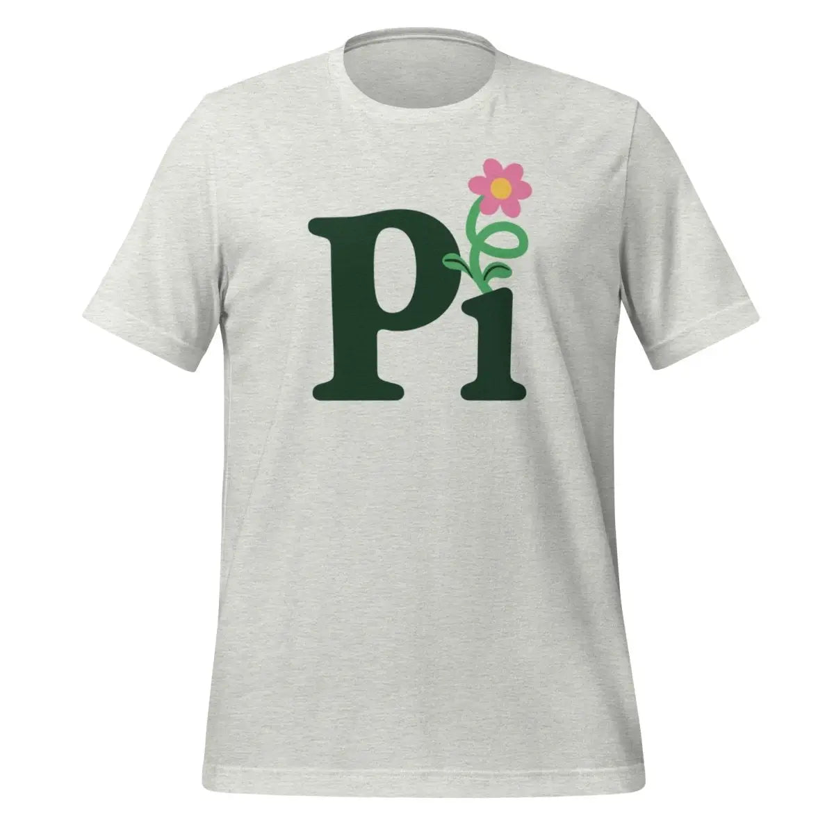 The Pi Flower T-shirt (unisex) Ash / m.