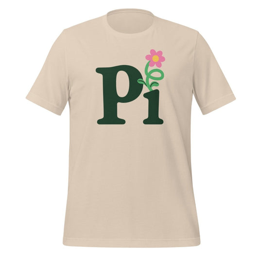 Pi Flower T-Shirt (unisex) - Soft Cream - AI Store