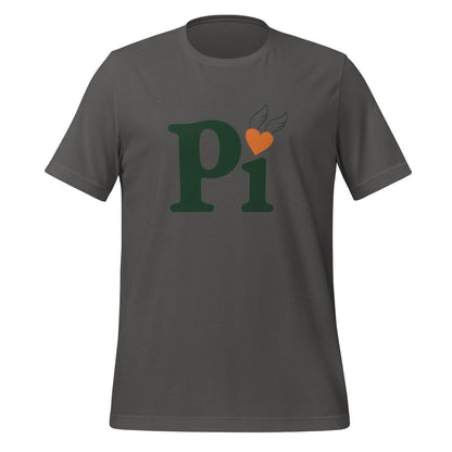Pi Heart T - Shirt (unisex) - Asphalt - AI Store