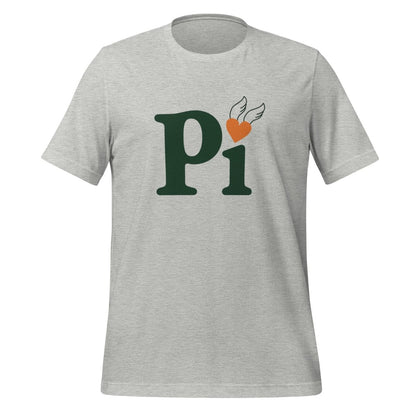 Pi Heart T - Shirt (unisex) - Athletic Heather - AI Store