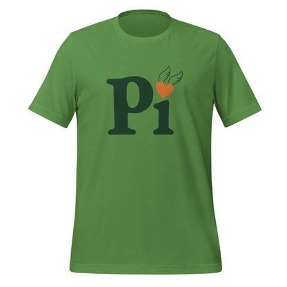 Pi Heart T-Shirt (unisex) - Leaf / M