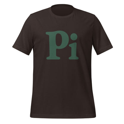 Pi T - Shirt (unisex) - Brown - AI Store
