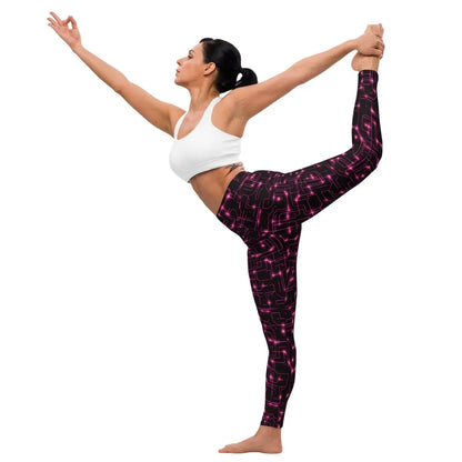 Pink Tron Yoga Leggings (women)