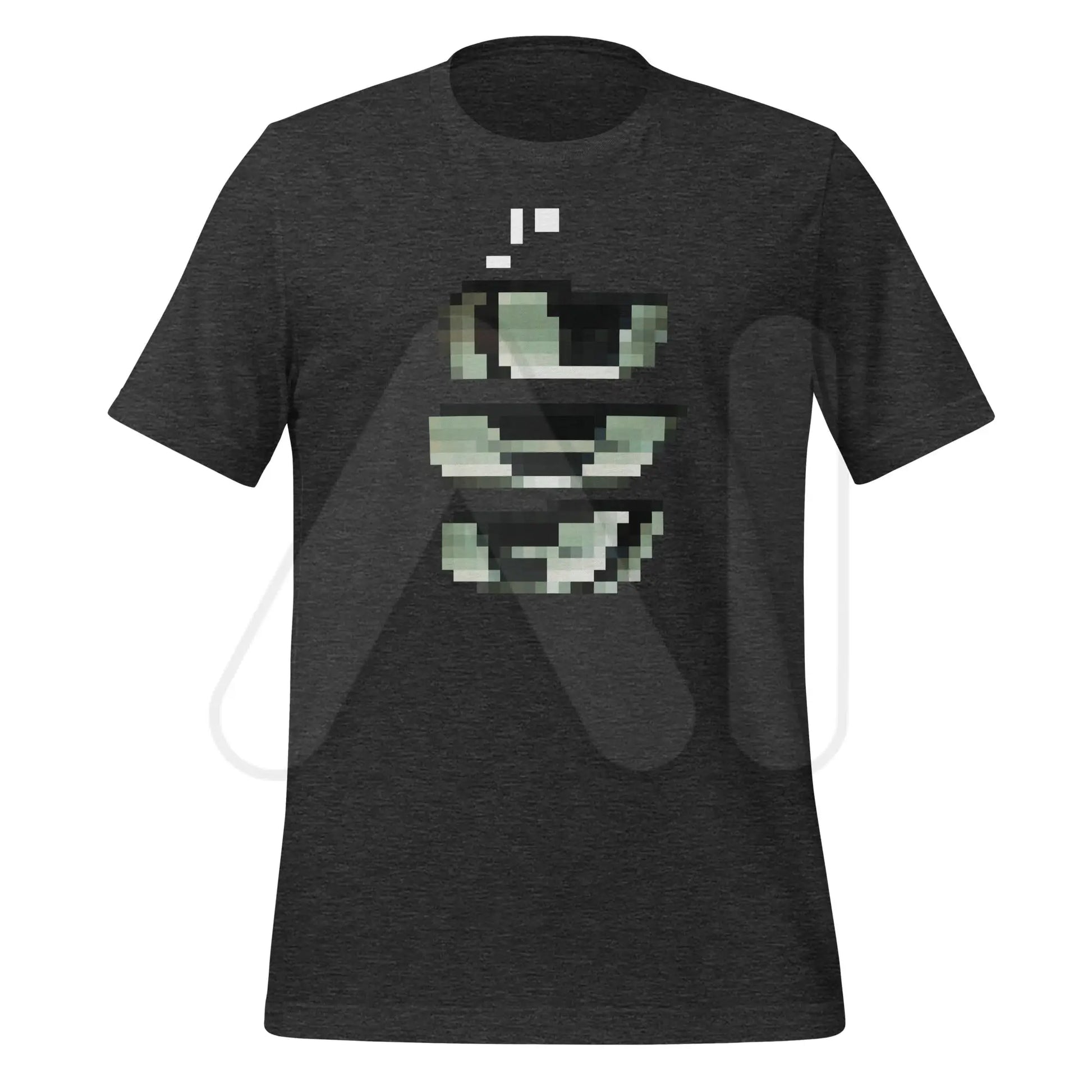 Pixelated People Carrier Concept T-Shirt 2 (unisex) - Dark Grey Heather / M