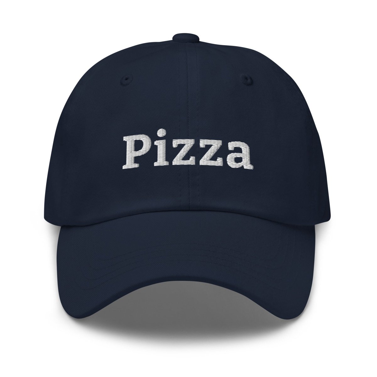 Pizza Embroidered Cap - Navy - AI Store