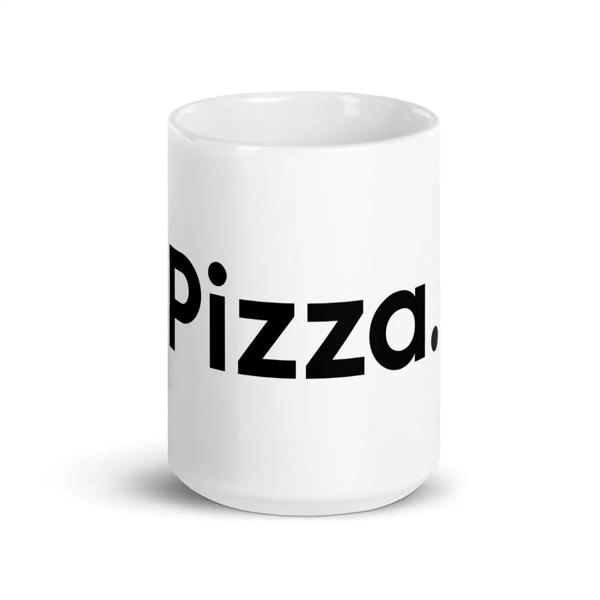 Pizza White Glossy Mug - 15 oz