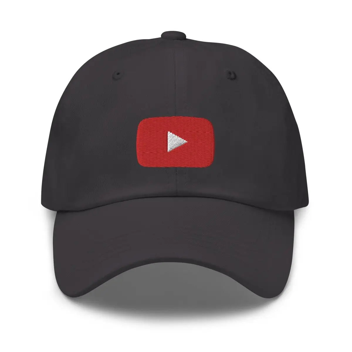 Play Button Cap - Dark Grey