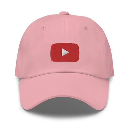 Play Button Cap - Pink