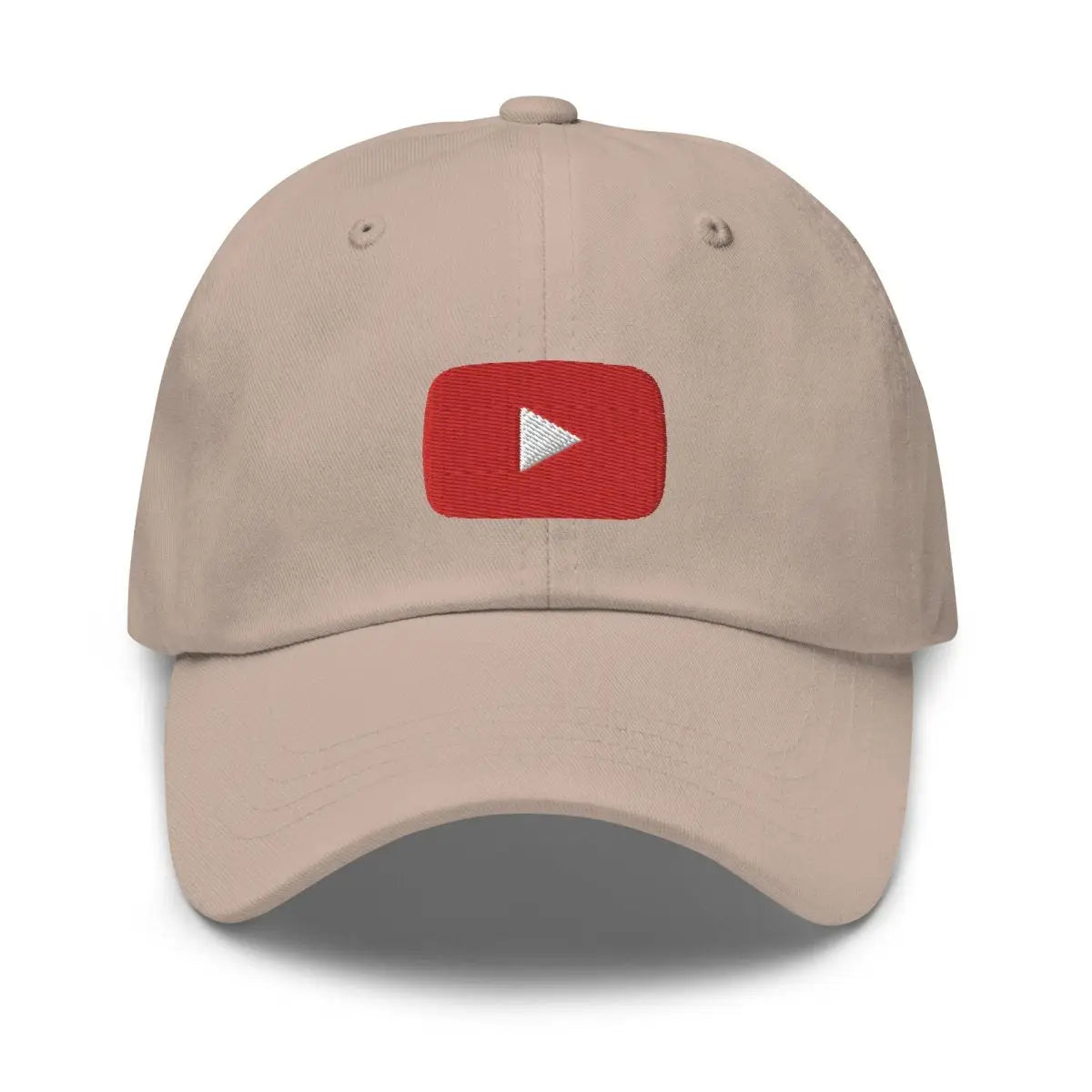 Play Button Cap - Stone