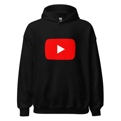 Play Button Hoodie (unisex) - Black / M