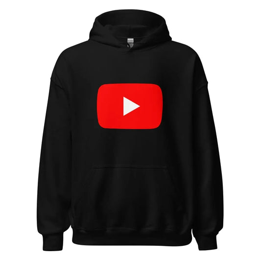 Play Button Hoodie (unisex) - Black / M