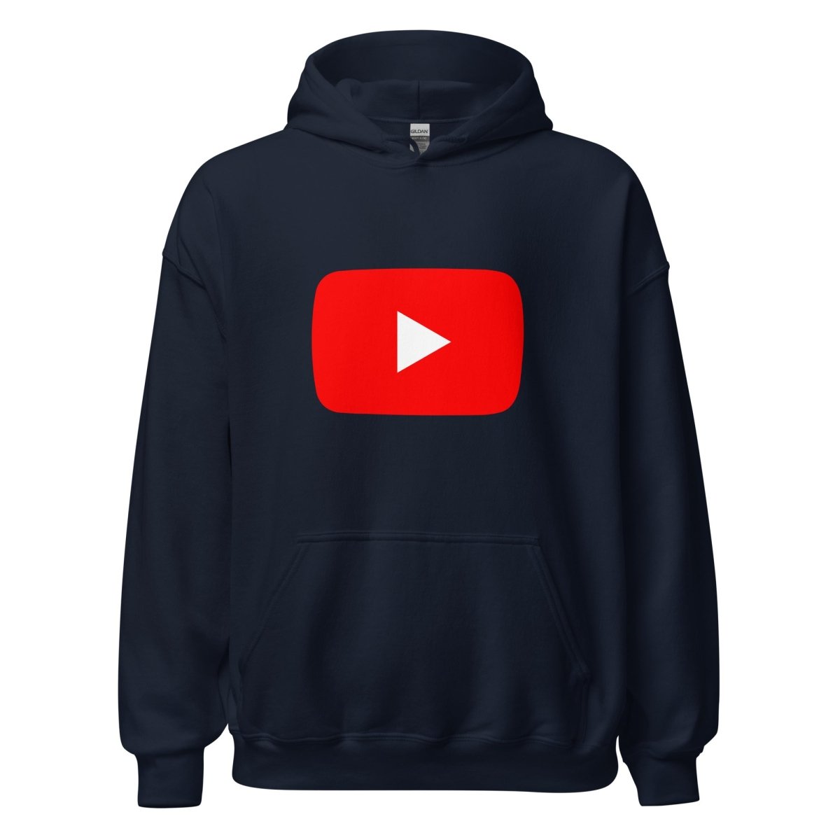 Play Button Hoodie (unisex) - Navy - AI Store