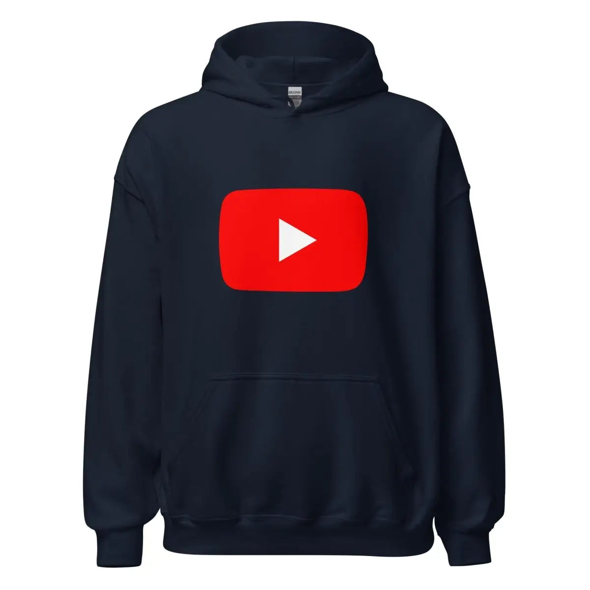 Play Button Hoodie (unisex) - Navy / M