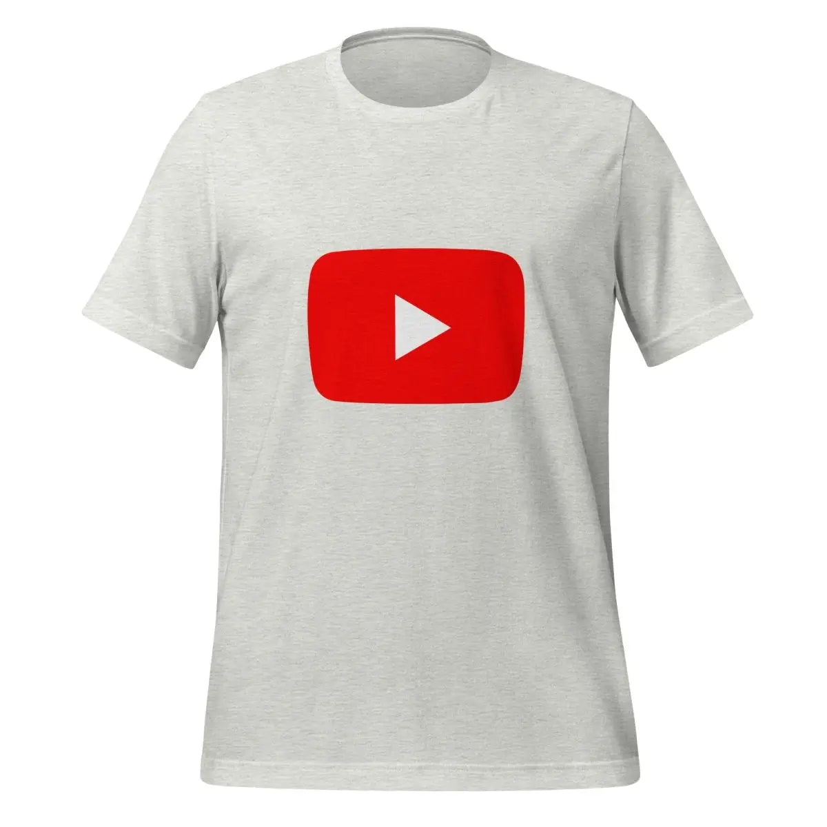 Play Button T-Shirt (unisex) - Ash / M