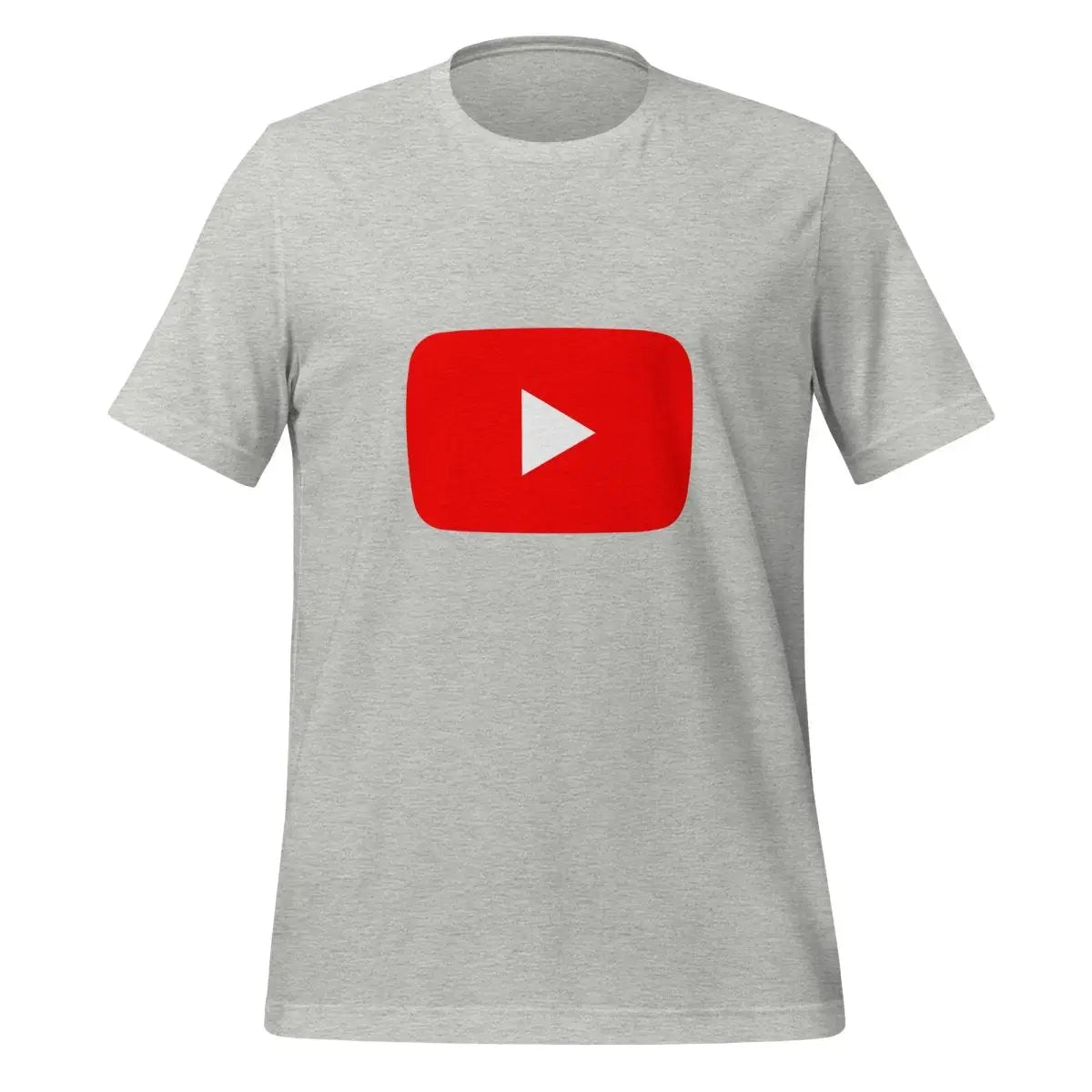 Play Button T-Shirt (unisex) - Athletic Heather / M