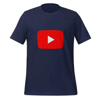 Play Button T-Shirt (unisex) - Navy / M