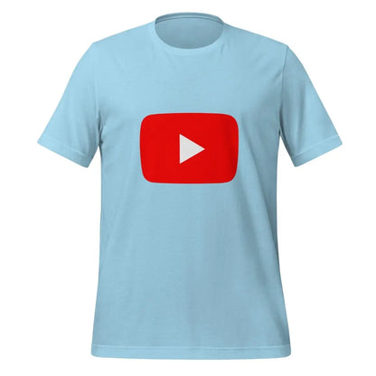 Play Button T-Shirt (unisex) - Ocean Blue / M