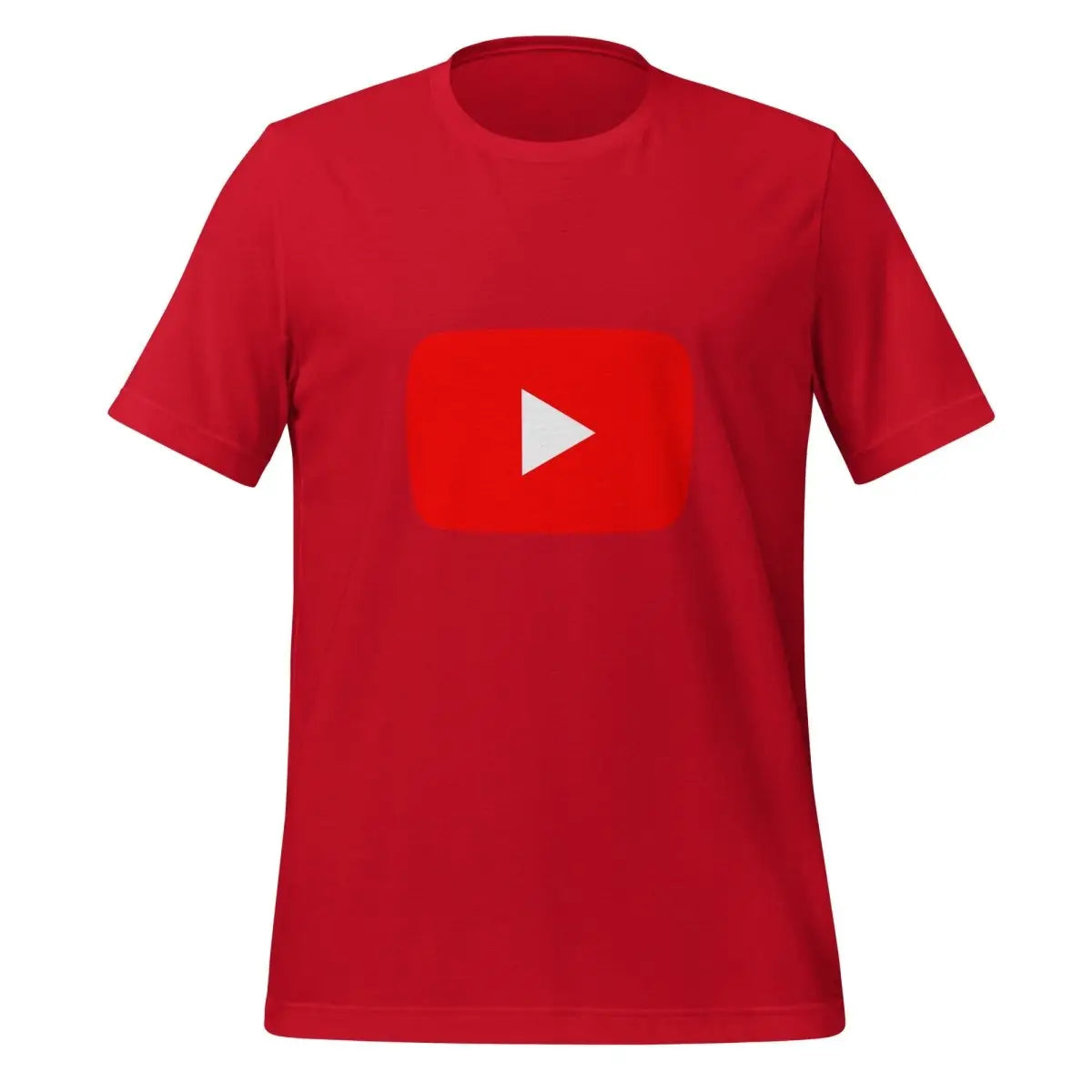 Play Button T-Shirt (unisex) - Red / M