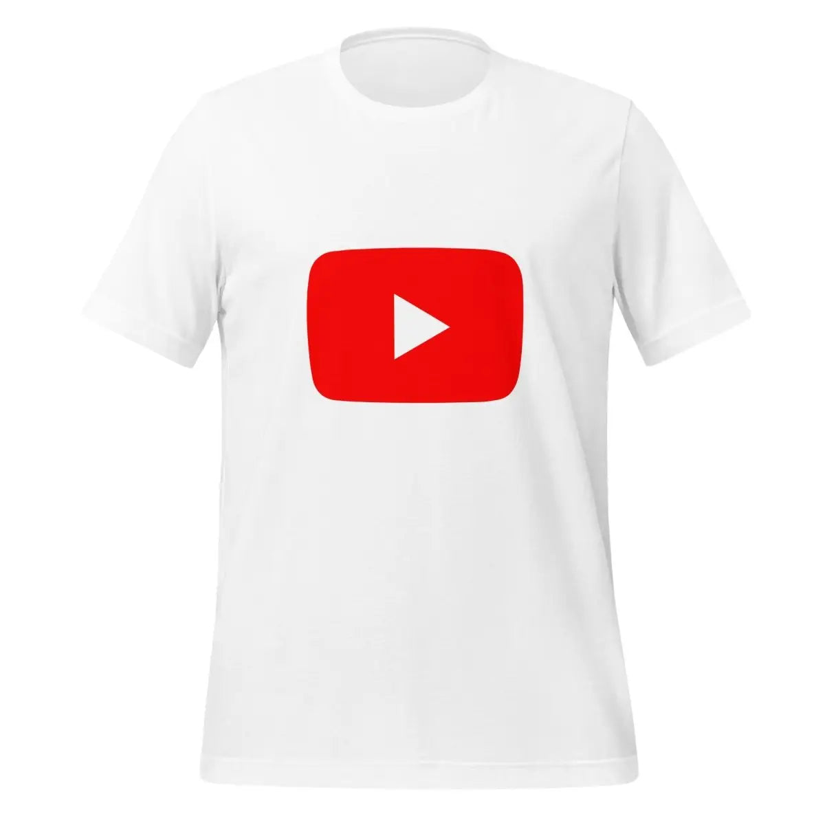 Play Button T-Shirt (unisex) - White / M