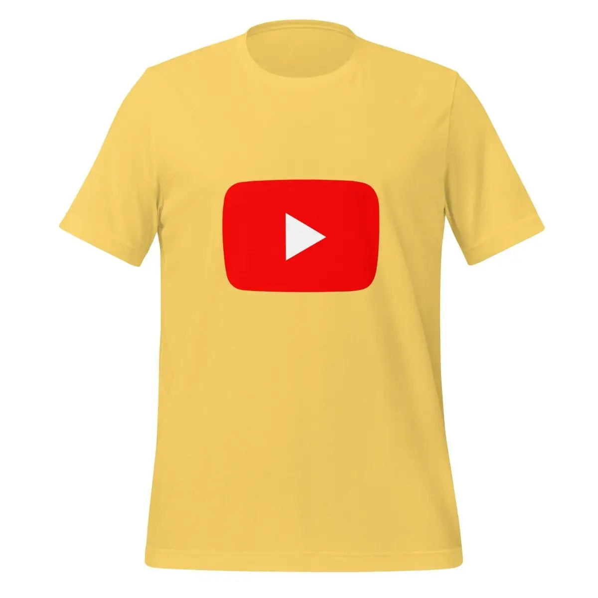 Play Button T-Shirt (unisex) - Yellow / M