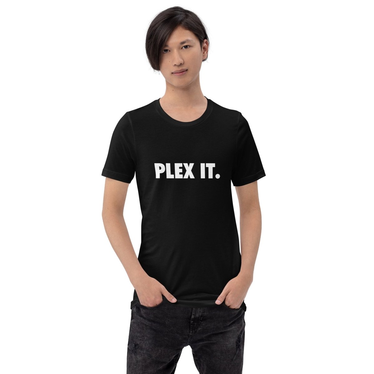 PLEX IT. T-Shirt (unisex) - Black - AI Store