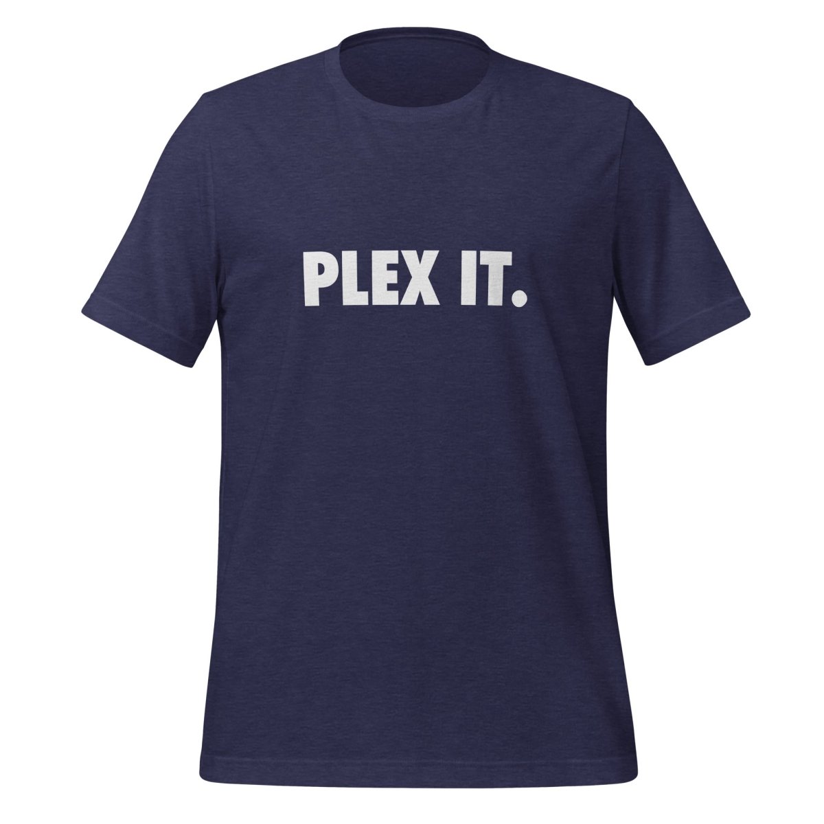 PLEX IT. T-Shirt (unisex) - Heather Midnight Navy - AI Store